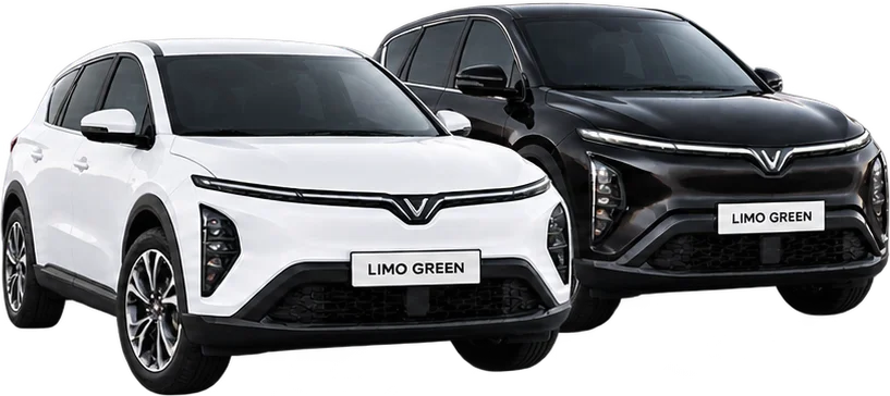 VinFast Limo Green màu Trắng, Đen